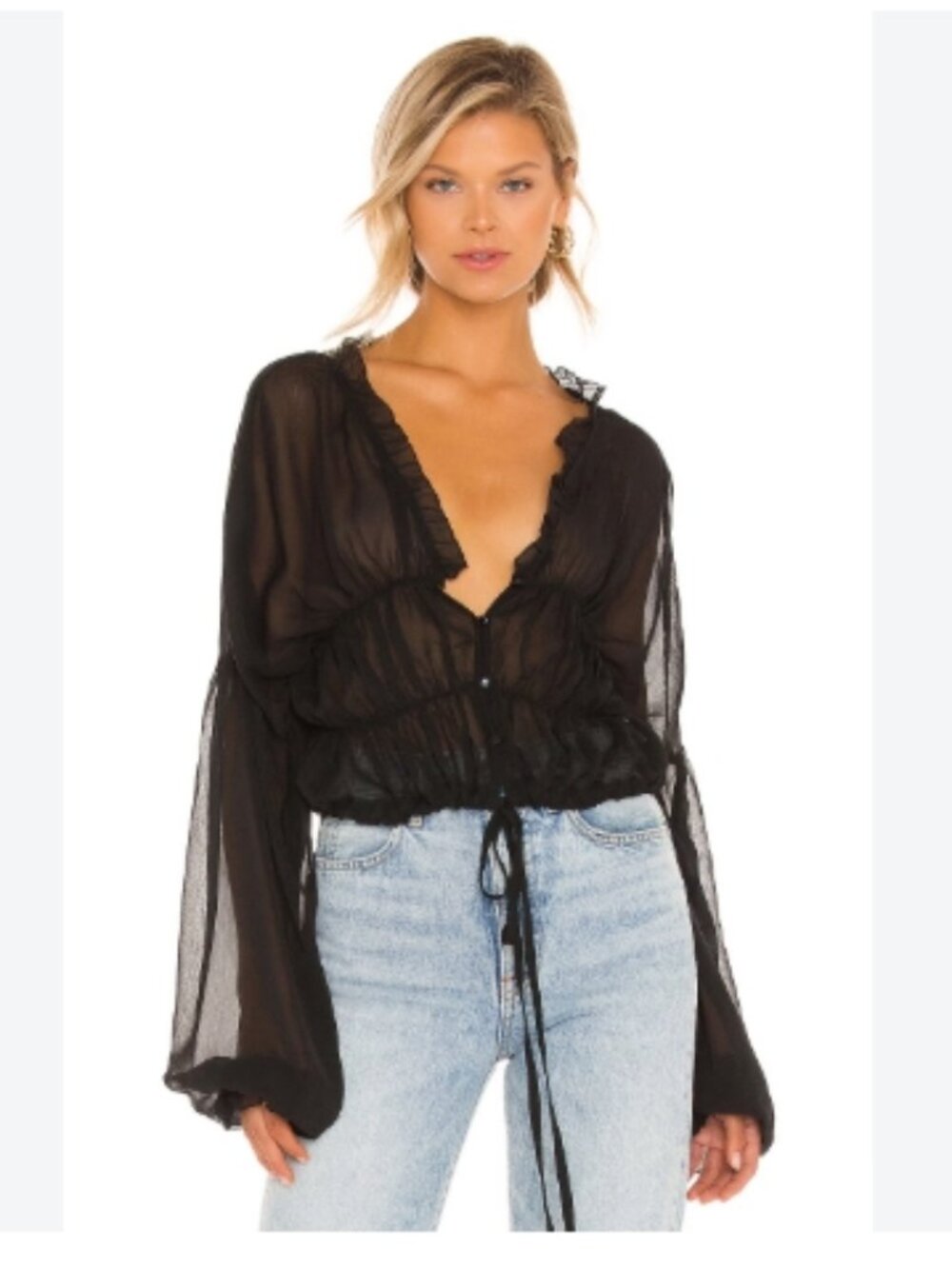 Revolve NWT SZ M SNDYS Bali Top Back